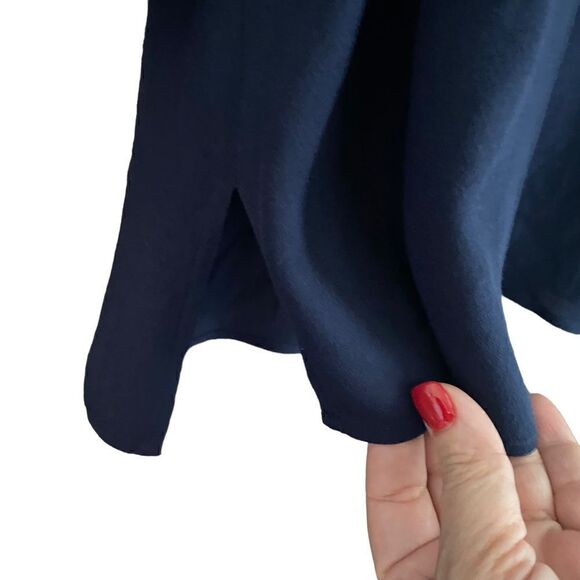 dainielrainn Blue Hi/Lo Blouse Size Small - Picture 5 of 7